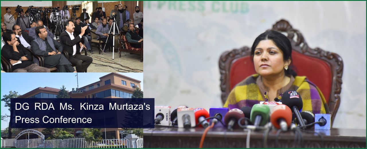 DG RDA Kinza Murtaza Press Conference (1)